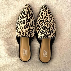 Bleecker & bond calf hair mules